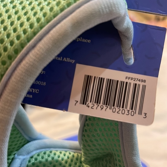 Dog VEST - Step-in DOG Harness - Unisex light GREEN AND Blue.  Breathable mesh - Picture 9 of 9